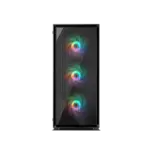 Circle Furious Mesh 240 ARGB Mid-Tower Computer Case Gaming Cabinet - Black - Image 4