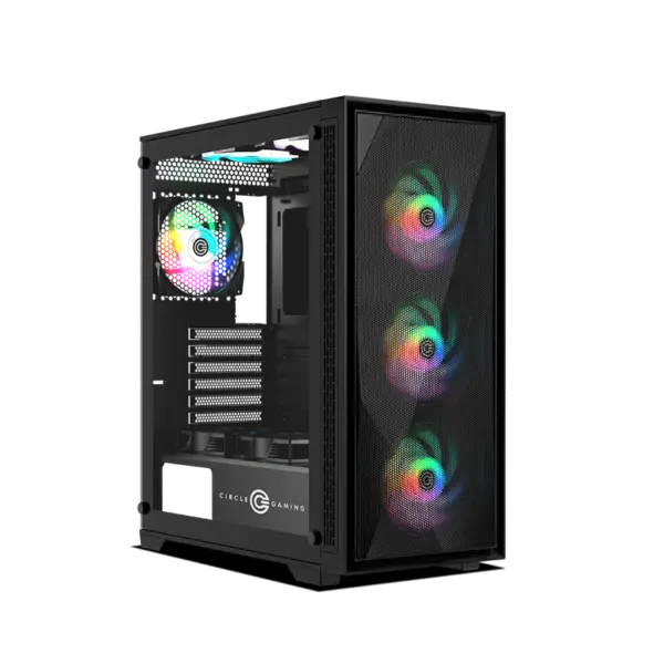 Circle Furious 240 Mesh Black ARGB Cabinet