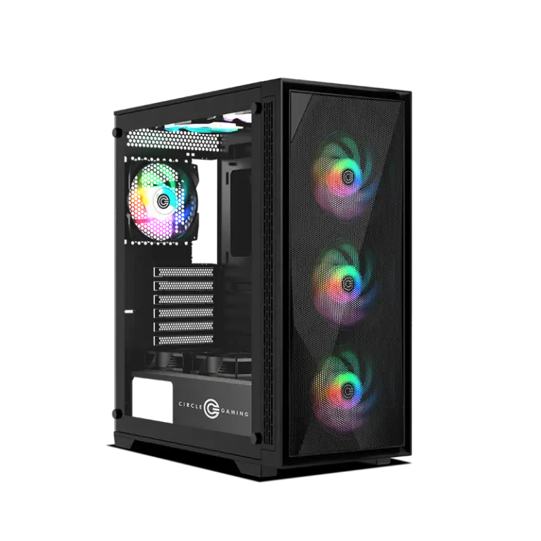 Circle Furious 240 Mesh Black ARGB Cabinet