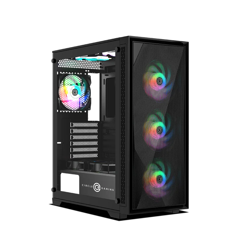 Circle Furious 240 Mesh Black ARGB Cabinet