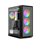 Circle Furious Glass 240 ARGB Black Mid-Tower Cabinet