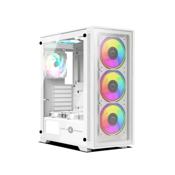 Circle Furious Glass 240 ARGB White Cabinet