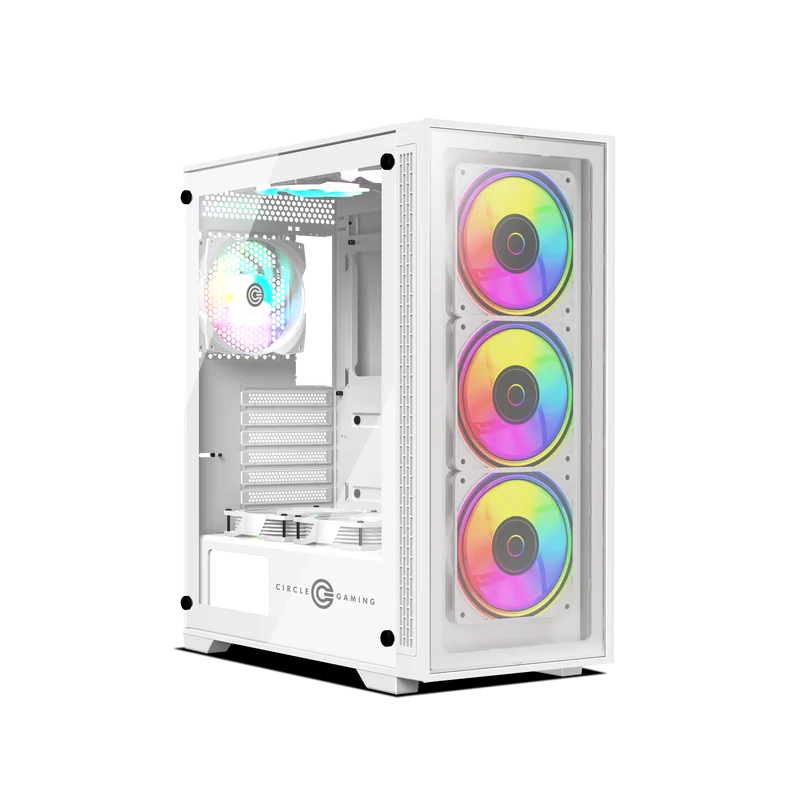 Circle Furious Glass 240 ARGB White Cabinet