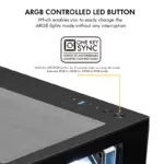 Circle Lucid AX Curve (Black) Desktop Cabinet - Image 6