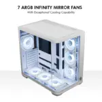 Circle Lucid AX Curve (White) Desktop Cabinet - Image 9