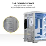 Circle Lucid AX Curve (White) Desktop Cabinet - Image 8