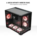 Circle Lucid MX Curve Black Desktop Cabinet - Image 2