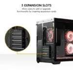 Circle Lucid MX Curve Black Desktop Cabinet - Image 8