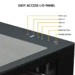 Circle Lucid MX Curve Black Desktop Cabinet - Image 6