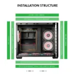 Circle Lucid MX Curve Black Desktop Cabinet - Image 4
