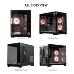 Circle Lucid MX Curve Black Desktop Cabinet - Image 3