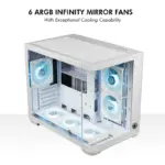 Circle Lucid MX Curve White Desktop Cabinet - Image 9