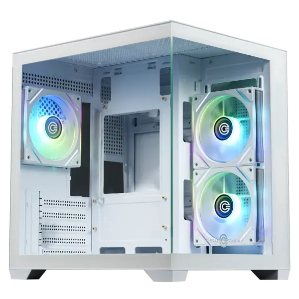 Circle Lucid Micro M3 White Mid-Tower