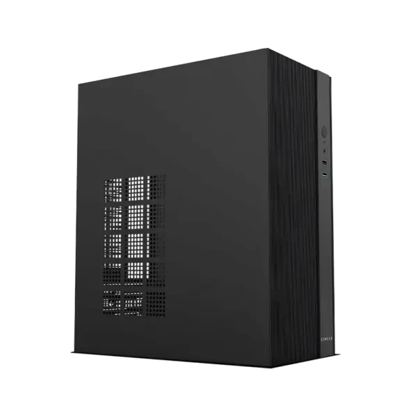 Circle Mini Me Black Desktop Cabinet