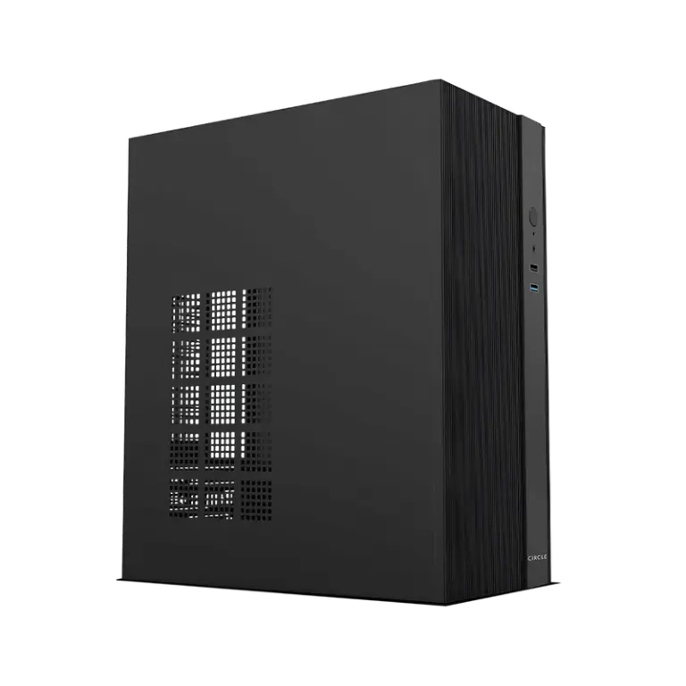 Circle Mini Me Black Desktop Cabinet