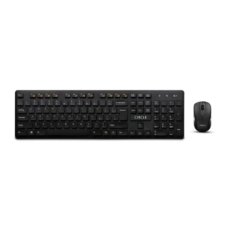 Circle Rover A7 Wireless Combo Black Keyboard & Mouse