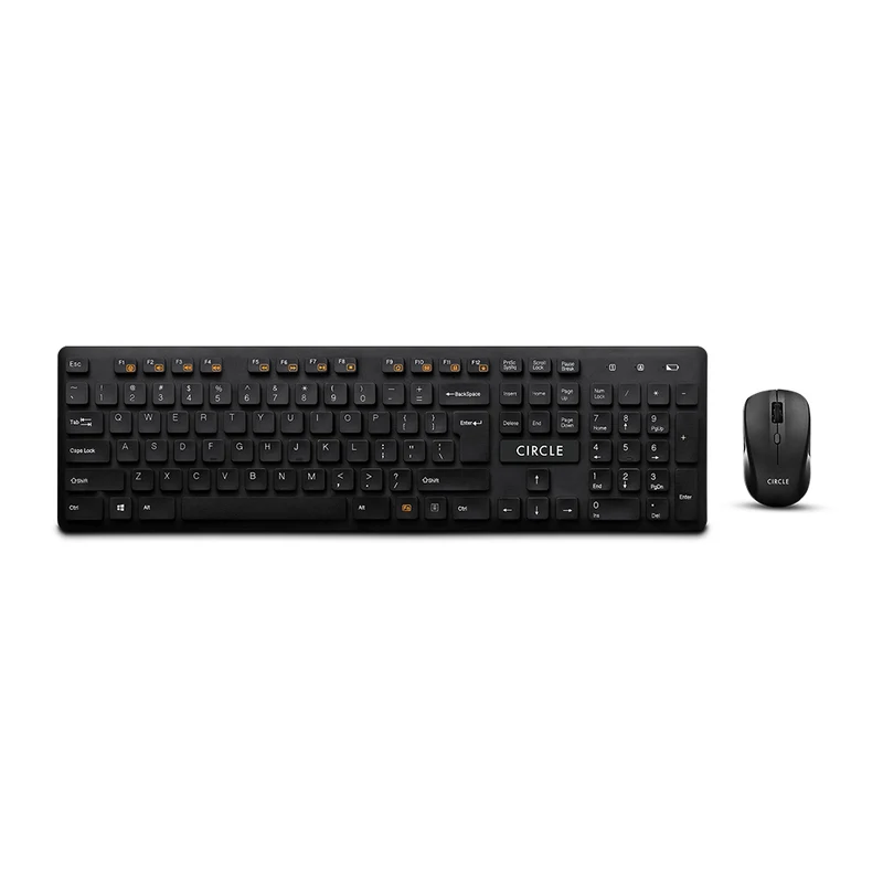 Circle Rover A7 Wireless Combo Black Keyboard & Mouse 1 Circle Rover A7 Wireless Combo Black Keyboard & Mouse