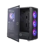 Circle Stealth B1 ARGB Mid-Tower Computer Case Gaming Cabinet - Sleek Design with Enhanced Cooling - Image 7