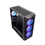 Circle Stealth B1 ARGB Mid-Tower Computer Case Gaming Cabinet - Sleek Design with Enhanced Cooling - Image 4