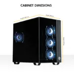 Circle Superlava (Black) ARGB Cabinet - Image 4