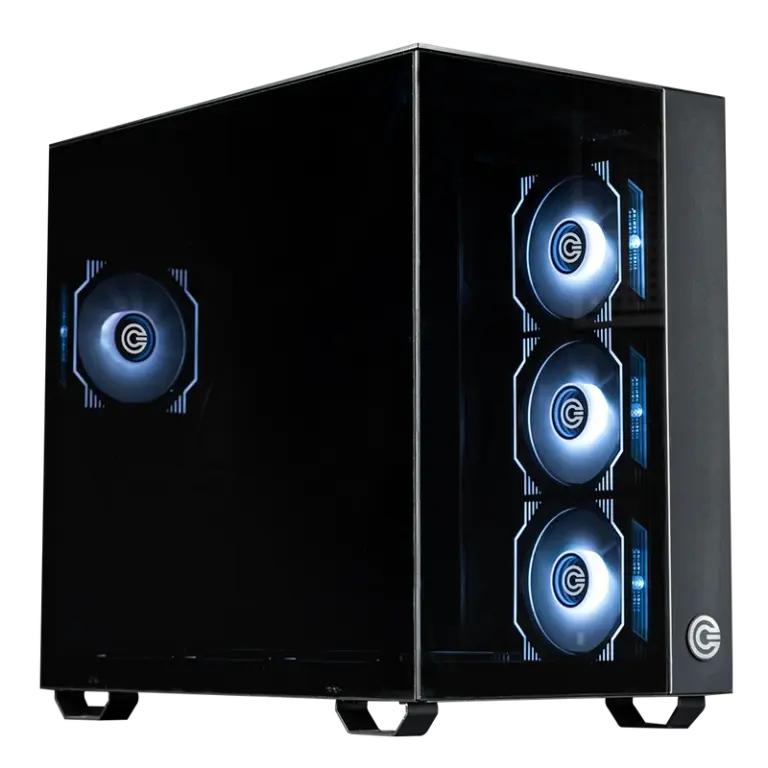 Circle Superlava Black ARGB Desktop Cabinet
