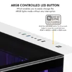 Circle Superlava (White) ARGB Cabinet - Image 7