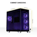 Circle Superlava (White) ARGB Cabinet - Image 4