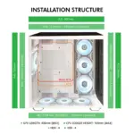 Circle Superlava (White) ARGB Cabinet - Image 3