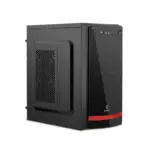Circle Verva 3.0 CPU Cabinet - Black | Stylish Micro-ATX Case with SMPS - Image 3