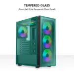 Circle Xtender X2 Mid- Tower Computer Case | Gaming Cabinet - Black - Image 9