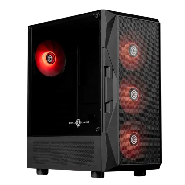Circle Xtender X4 Mid-Tower Black Cabinet