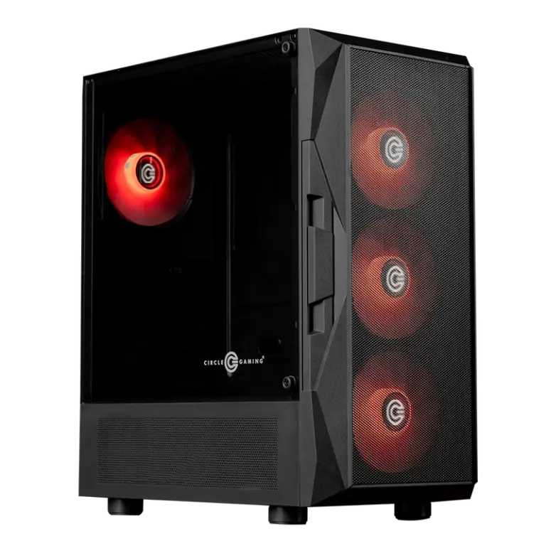 Circle Xtender X4 Mid-Tower Black Cabinet