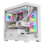 Circle Defender Micro ZX6-BTF White Cabinet