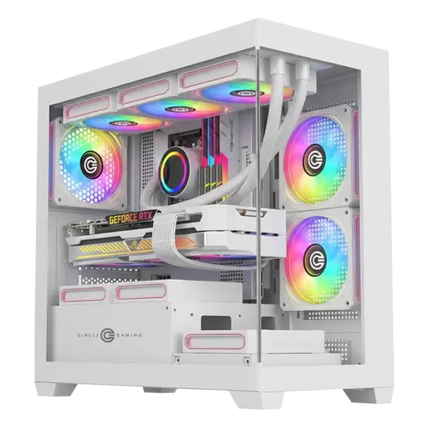 Circle Defender Micro ZX6-BTF White Cabinet