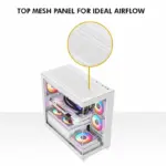 Circle Defender Micro ZX6-BTF White Cabinet - Image 5