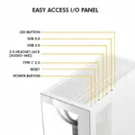 Circle Defender Micro ZX6-BTF White Cabinet - Image 7
