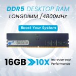 EVM 16GB DDR5 Desktop RAM Memory | 4800MHz | PC5-38400 | Long-DIMM | 288-Pin | CL19 | 1.1V Low Voltage | High Speed Performance | Intel & AMD Compatible | 10 Year Warranty - Image 6