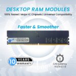 EVM 16GB DDR5 Desktop RAM Memory | 4800MHz | PC5-38400 | Long-DIMM | 288-Pin | CL19 | 1.1V Low Voltage | High Speed Performance | Intel & AMD Compatible | 10 Year Warranty - Image 5