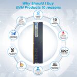 EVM 16GB DDR5 Desktop RAM Memory | 4800MHz | PC5-38400 | Long-DIMM | 288-Pin | CL19 | 1.1V Low Voltage | High Speed Performance | Intel & AMD Compatible | 10 Year Warranty - Image 2