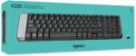 LOGITECH K230 Full Size Membrane Wireless Keyboard ( Black ) - Image 2