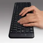 LOGITECH K230 Full Size Membrane Wireless Keyboard ( Black ) - Image 5