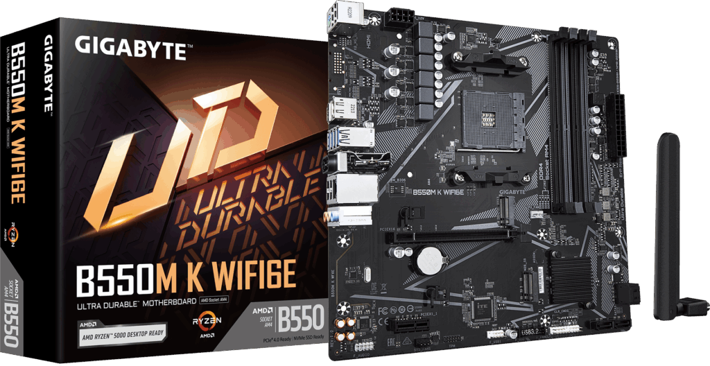 Gigabyte B550M K Wifi6e Motherboard