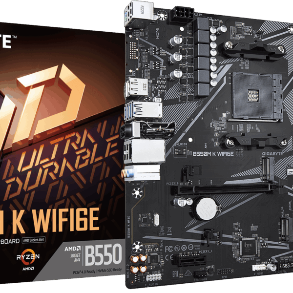 Gigabyte B550M K Wifi6e Motherboard