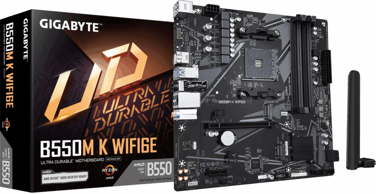 Gigabyte B550M K Wifi6e Motherboard
