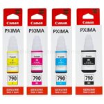 Canon GI-790 Original Ink Set Compatible with Pixma Suitable for Canon G1000, G1010, G1100, G2000, G2002, G2010, G2012, G2100, G3000, G3010, G3012, G4000, G4013 Printers (ORIGINAL)