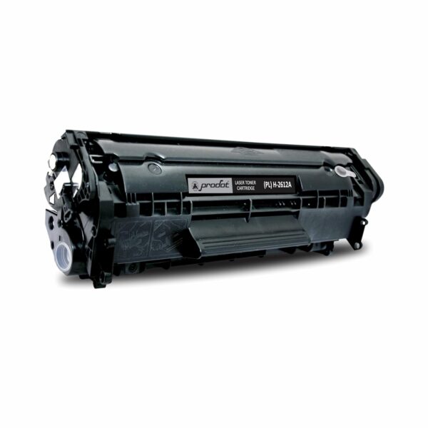 ProDot 12A Toner Cartridge Truly Compatible with Printers: HP LaserJet 1010-1020, 1020 Plus, 1022, 1300, 3015-3055, M1005 MFP, M1319f MFP & Canon LBP 2900, 3000, L100, L120, L140, L160 IC MF4000, 4100, 4200, 4600 Series, Canofax L230.