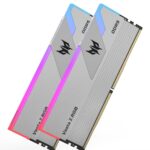 Acer Predator Vesta II RGB 32GB (16GBx2) DDR5 6000MHz CL36 Silver AMD EXPO Desktop RAM