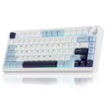 AULA F75 Ice Blue Ice Vein Switch Keyboard