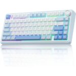 AULA F75 Sea Blue Wireless Keyboard