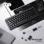 CYBEART | Akula 65 Lite - Compact 65% Wired RGB Mechanical Keyboard | MKXI Switches | 5-Layer Gasket | Hot-Swappable (Black) - Image 10